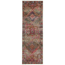 Red Alchemy Traditional Silk Runner - 3'4" x 10'7"