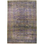 Purple Alchemy Traditional Wool Silk Blend Rug - 11'10" x 17'7"