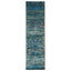 Blue Alchemy Contemporary Silk Runner - 3' x 7'2"