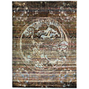 Black Alchemy Traditional Silk Rug - 8'7" x 11'11"