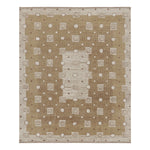 Beige & Grey Transitional Wool Rug - 8'2" x 9'10"