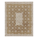 Beige & Grey Transitional Wool Rug - 8'2" x 9'10"