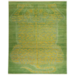 Green Alchemy Tiger Wool Linen Blend Rug - 8'3" x 10'2"