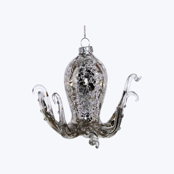 Octopus Glass Ornament Default Title