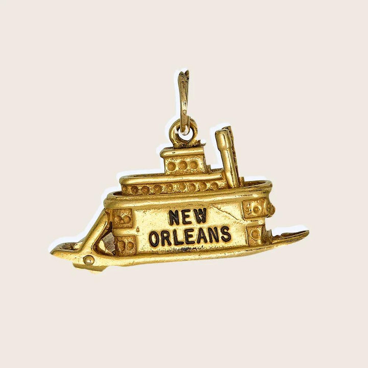 Vintage New Orleans Riverboat Charm
