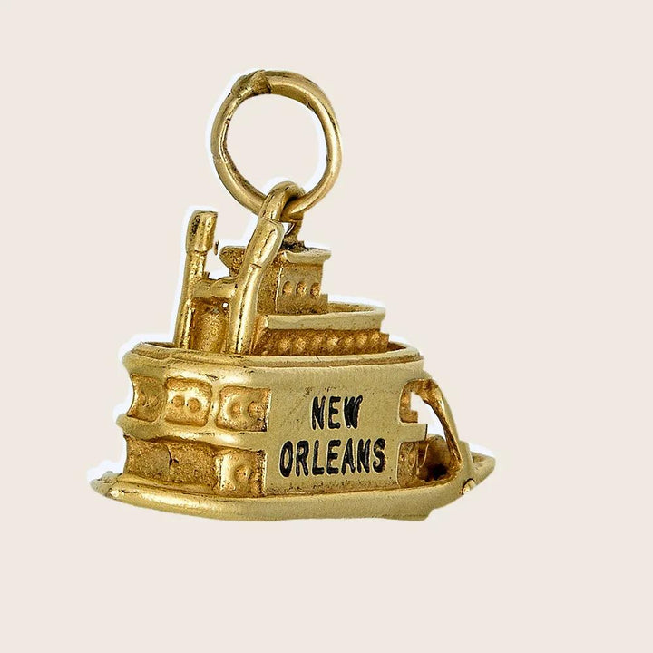 Vintage New Orleans Riverboat Charm