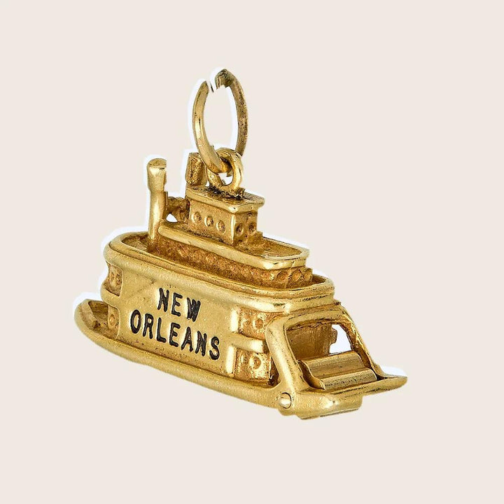 Vintage New Orleans Riverboat Charm