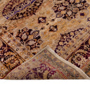 Brown Traditional Wool Silk Blend Rug - 12'2" x 12'2"