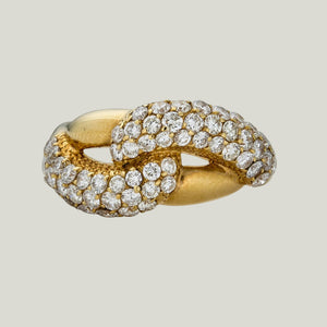 Twist Diamond Ring 6.25
