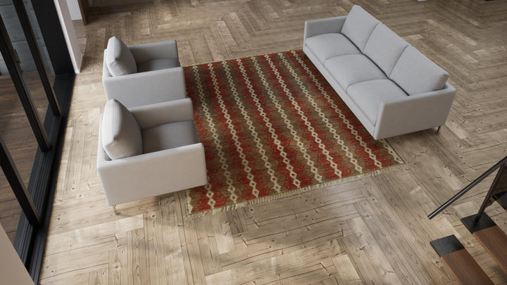 Multi Moroccan Wool Rug - 8'3" x 9'5"