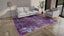 Purple Nu Vibrant Modern Tibetan Silk Rug - 8' x 10'