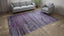 Purple Modern Silk Rug - 7'11" x 10'