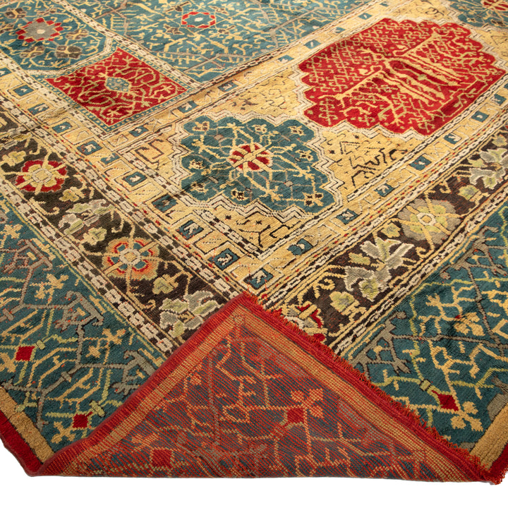 Antique Turkish Oushak Rug - 14' x 18'