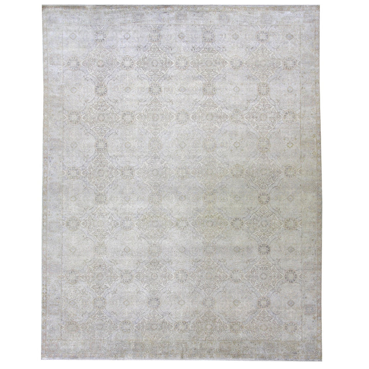 Blue Alchemy Transitional Wool Silk Blend Rug - 15'10" x 20'2"
