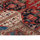 Red Traditional Wool Rug - 4'5" x 7'4"