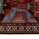 Red Traditional Wool Rug - 4'5" x 7'4"