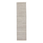 Grey Modern Wool Rug - 2'6" x 10'2