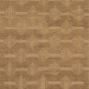 Brown Modern Wool Runner - 4' x 15'8"