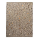 Brown Flatweave Wool Persian Rug - 9'7" x 12'9"