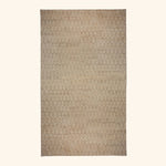 Beige Modern Wool Silk Blend Rug - 14' x 25'
