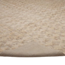 Beige Modern Wool Silk Blend Rug - 14' x 25'