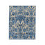 Blue Modern Wool Silk Blend Rug - 5'2" x 7'