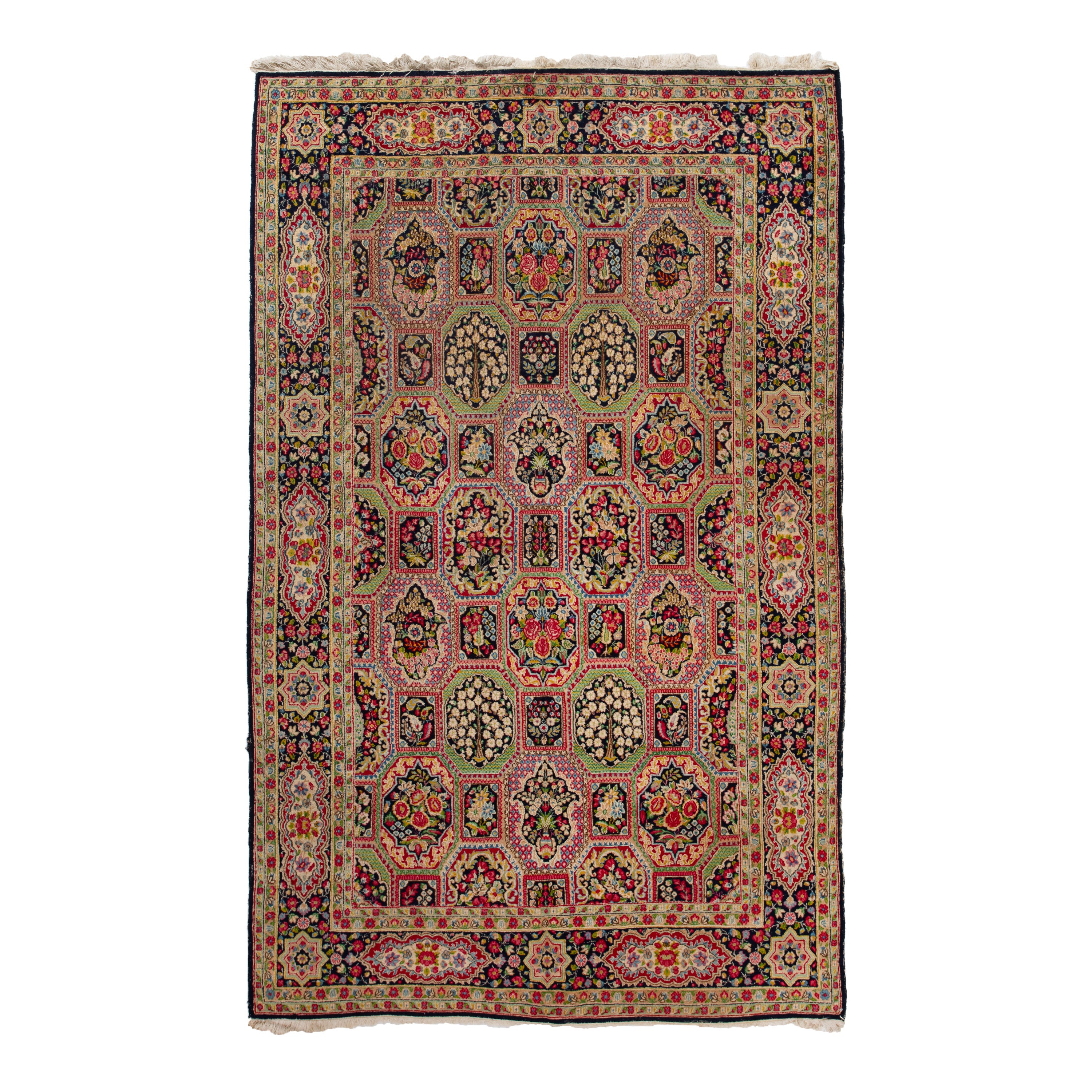Red Traditional Wool Rug - 6' x 10'
