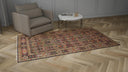 Red Traditional Wool Rug - 6' x 10'