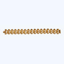 Italian vintage 18K yellow gold fancy link bracelet