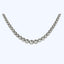 Graduated diamond line necklace 3.01 cts.