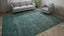 Blue Transitional Wool Silk Blend Rug - 9' x 12'