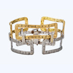 Geometric Gold Bracelet