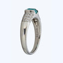 Platinum 1.18 ct. Paraiba tourmaline ring