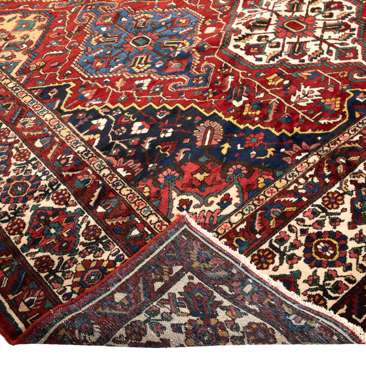 Antique Bakhtiari Rug - 12'8" x 14'5"