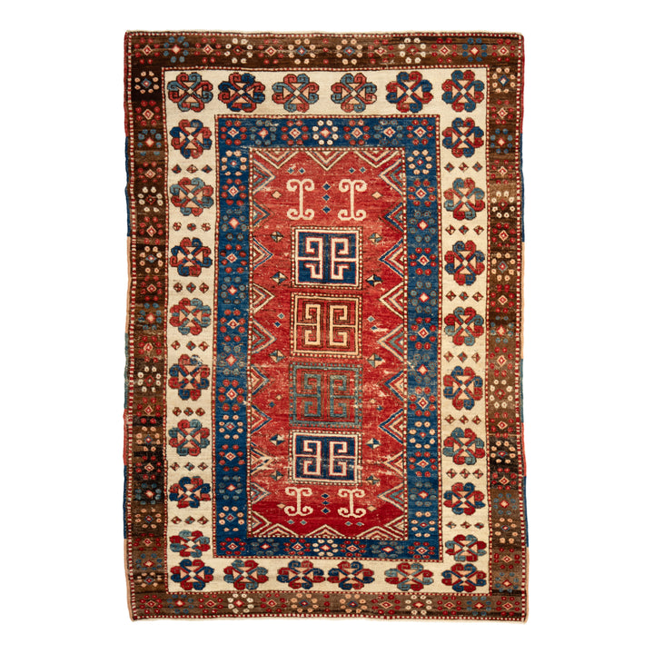 Antique Kazak Rug - 4'7" x 6'7"