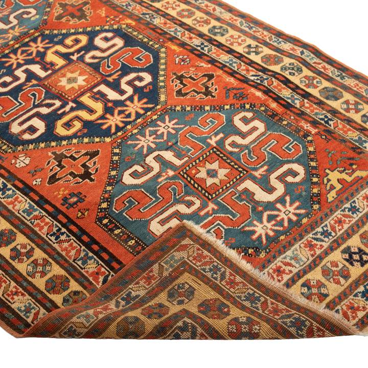 Antique Kazak Rug - 5' x 8'