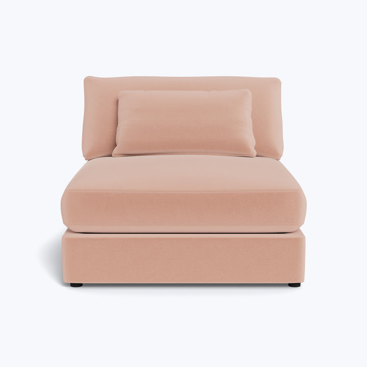 Delancey Armless Chair Graceland, Performance Blend / Sorrell