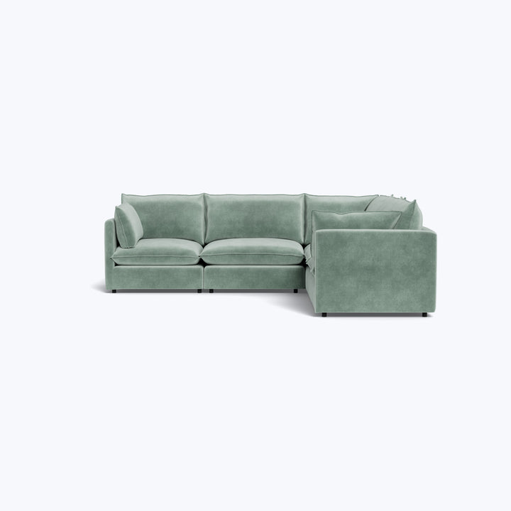 Montauk 6-Piece Sectional Graceland, Performance Blend / Sorrell