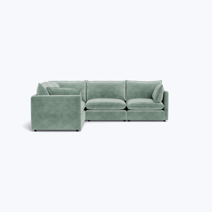 Montauk 6-Piece Sectional Graceland, Performance Blend / Sorrell
