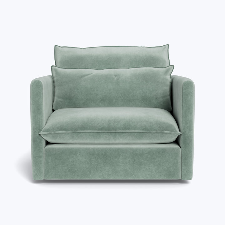 Montauk Swivel Chair Graceland, Performance Blend / Sorrell