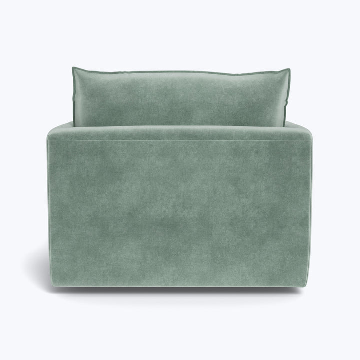 Montauk Swivel Chair Graceland, Performance Blend / Sorrell