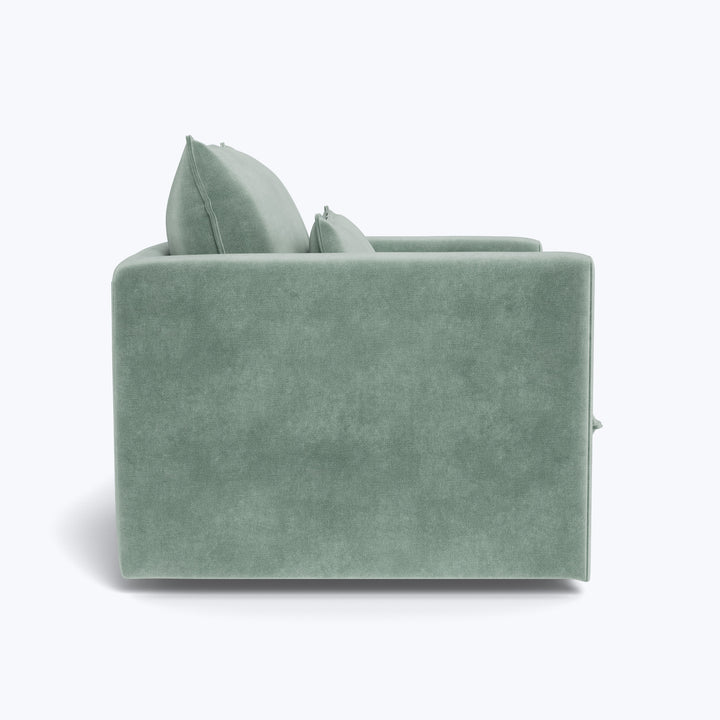 Montauk Swivel Chair Graceland, Performance Blend / Sorrell