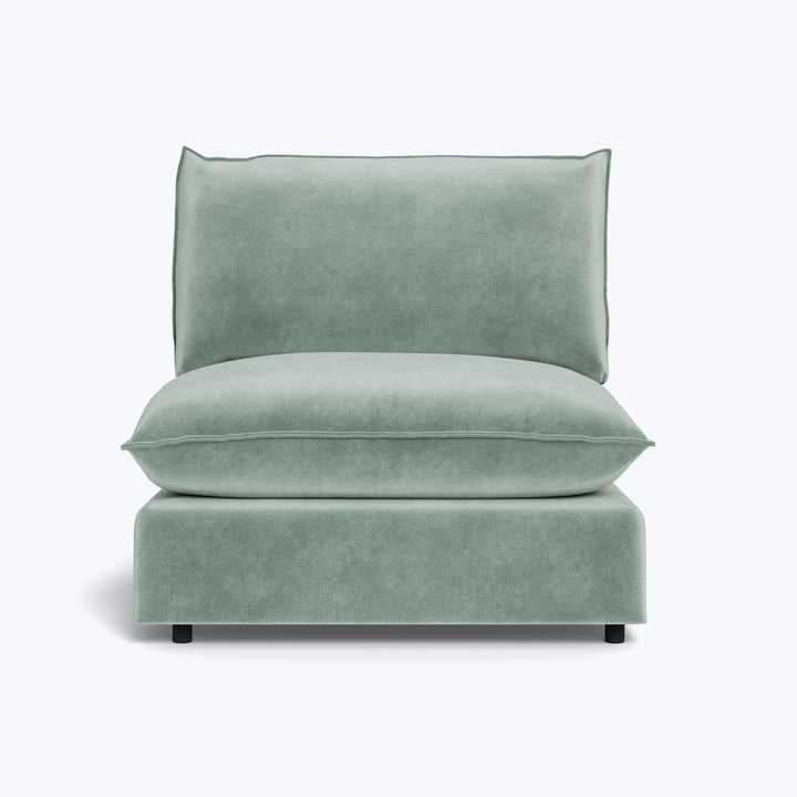 Montauk Armless Chair Graceland, Performance Blend / Sorrell