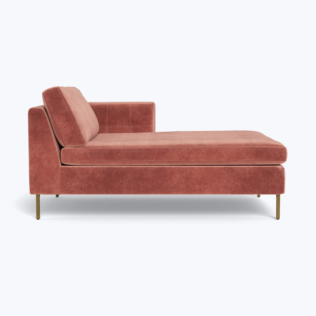 Boutique Chaise, Right Facing Graceland, Performance Blend / Sorrell