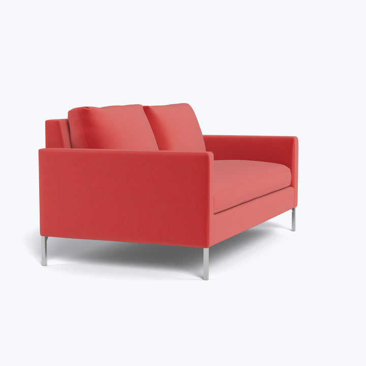 Soho 64" Loveseat w/ Steel Legs Graceland, Performance Blend / Sorrell