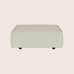 Cooper Ottoman w/ Casters Graceland, Performance Blend / Sorrell