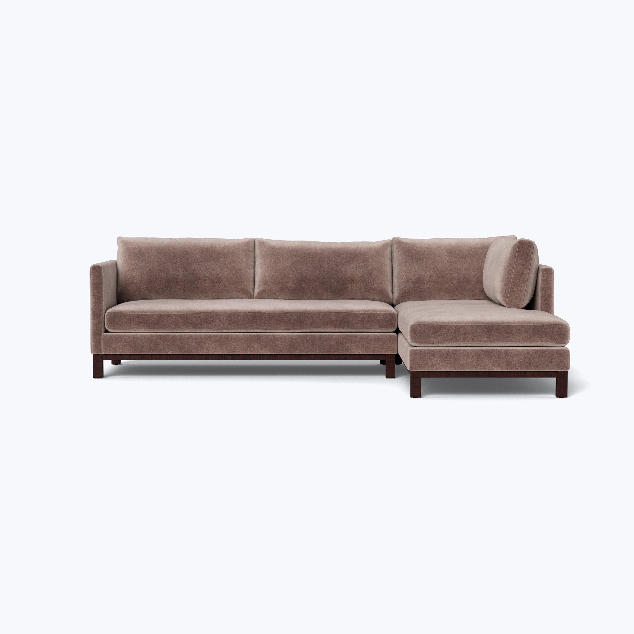 Prescott Sectional, Left Facing Daybed Graceland, Performance Blend / Sorrell