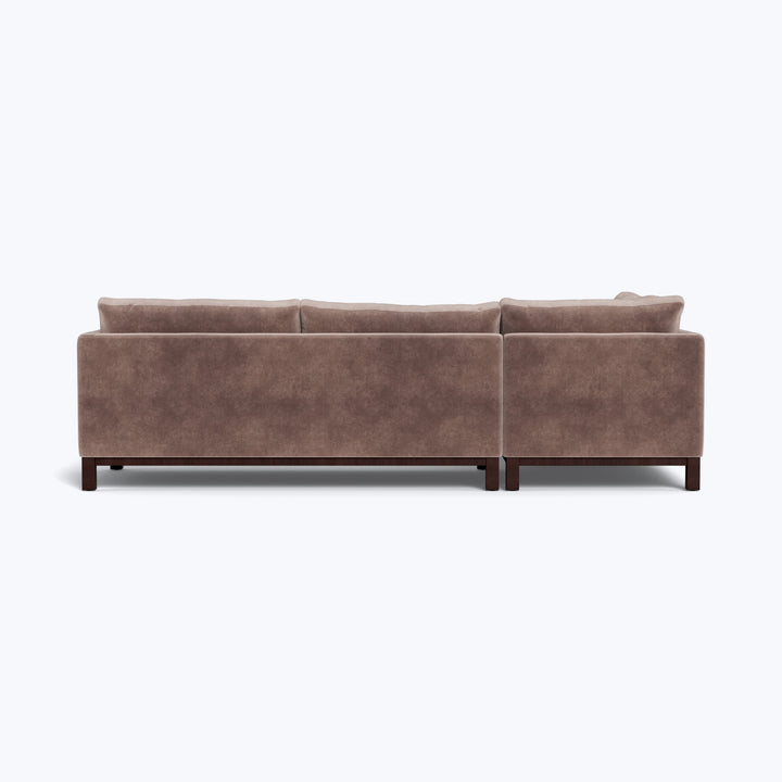 Prescott Sectional, Left Facing Daybed Graceland, Performance Blend / Sorrell