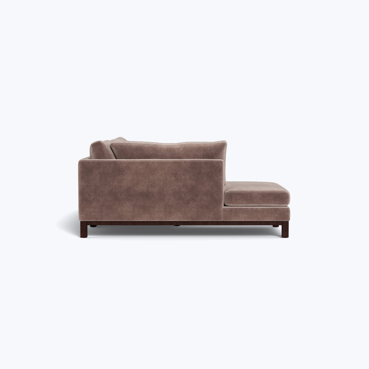 Prescott Sectional, Left Facing Daybed Graceland, Performance Blend / Sorrell