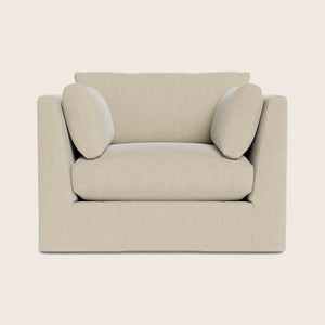 Watermill Slipped Swivel Chair Graceland, Performance Blend / Sorrell